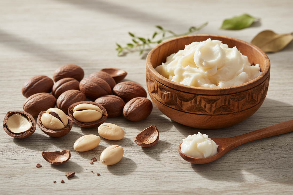 Shea nut and shea butter image 